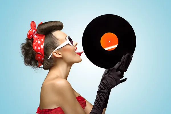 The vinyl desire. — Stock Photo, Image