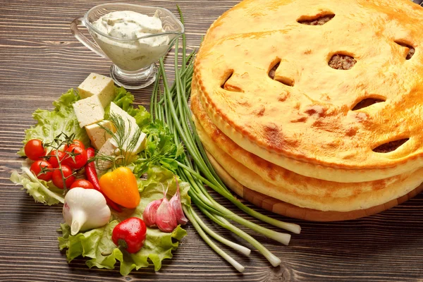 Ossetian pies. — Stock Photo, Image