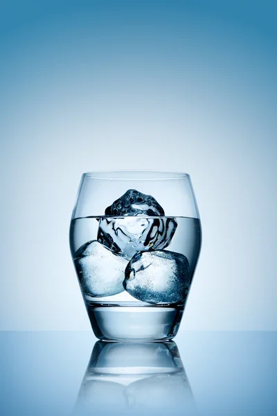 The triad of ice cold vodka. — Stock Photo, Image