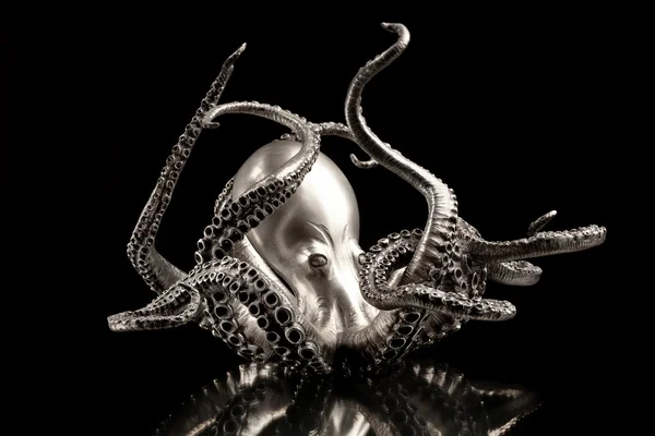 Zilveren octopus. — Stockfoto