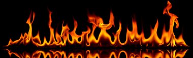 Fire and flames. clipart