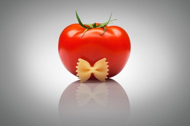 Quite an imposing sir tomato. clipart