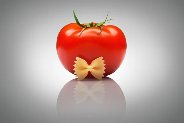 Quite an imposing sir tomato. — Stock Photo, Image