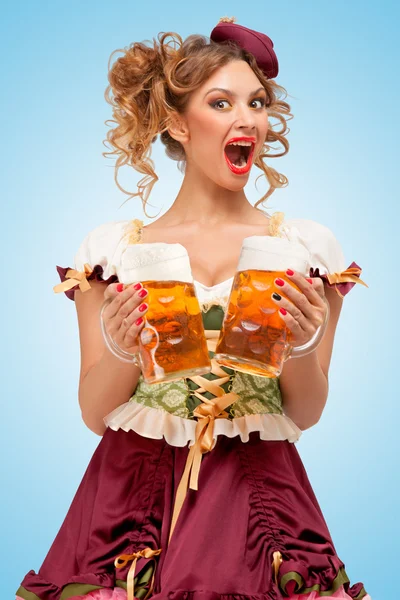 Oktoberfest scream. — Stockfoto