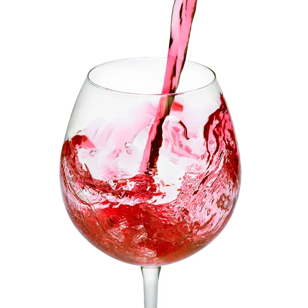 Red wine glass — Stock Photo, Image