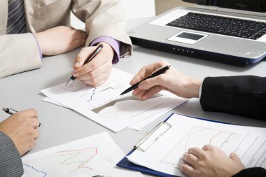 Businesspeople hands