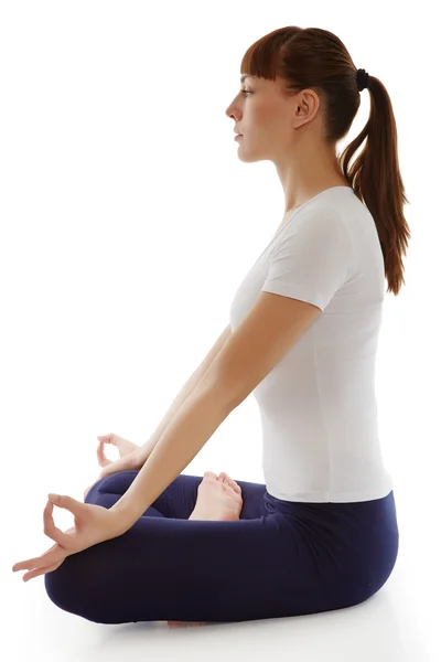 Woman doing yoga — Stock Photo, Image