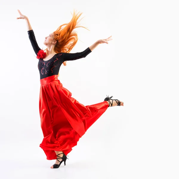 Modern style dancer jumping — Stock Photo, Image