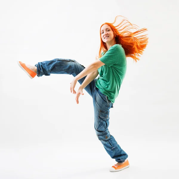 Modern style female dancer — Stock Photo, Image