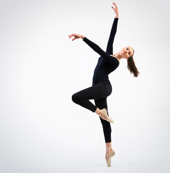 Young beautiful dancer