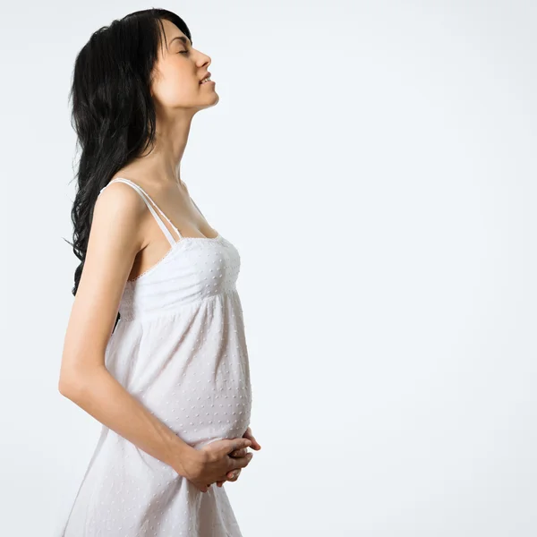 Mujer embarazada feliz — Foto de Stock