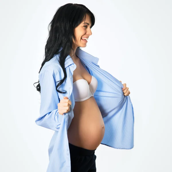 Happy pregnant woman — Stock Photo, Image