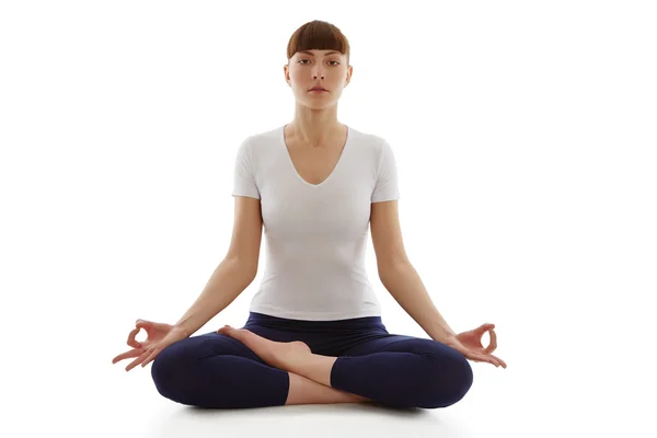 Woman doing yoga — Stock Photo, Image