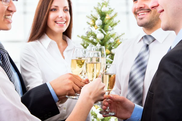 People with champagne — Stock Photo, Image