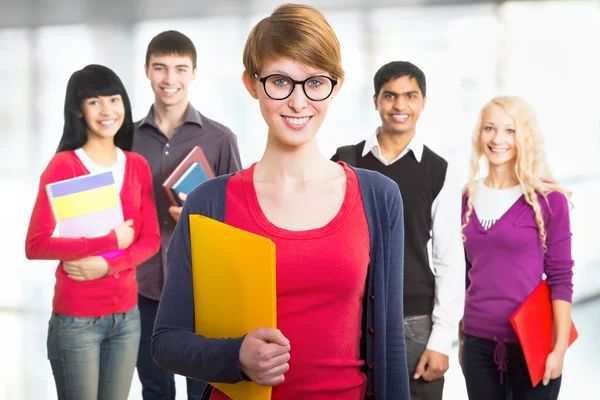 Hübsche Studentin — Stockfoto