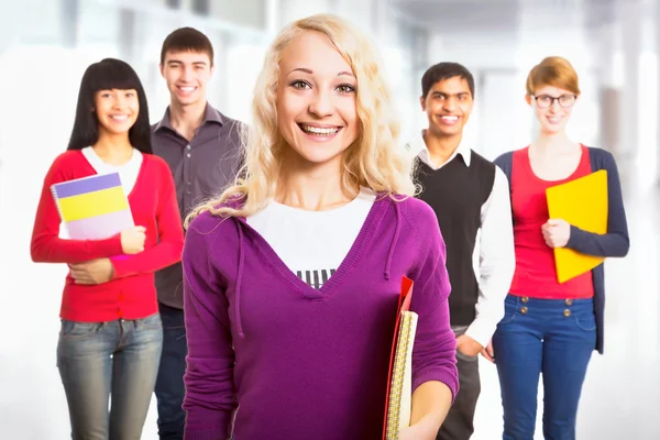 Hübsche Studentin — Stockfoto