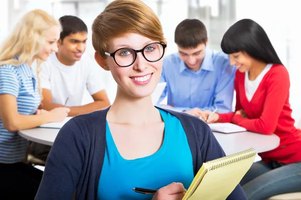 Hübsche Studentin — Stockfoto