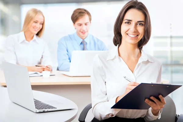 Business woman at office — Stock Photo, Image