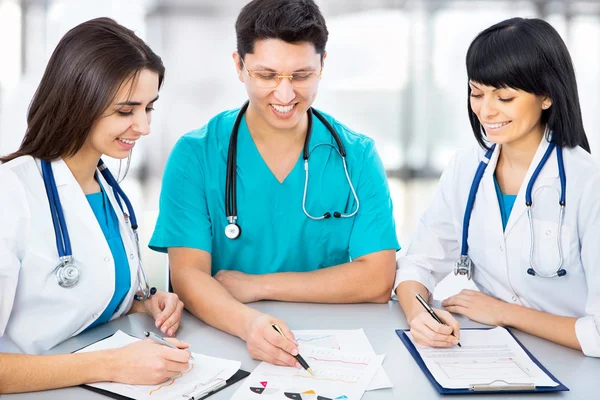 Doctors in hospital — Stock Photo, Image