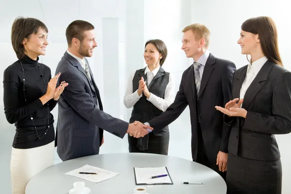 Erfolgreiche Verhandlungen — Stockfoto