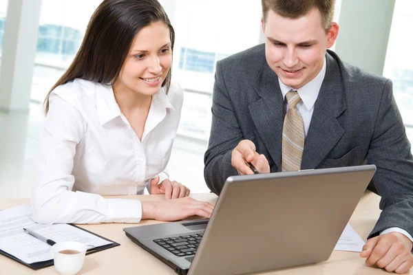 Two business people — Stock Photo, Image