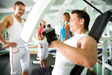 spor adamı. Fitness