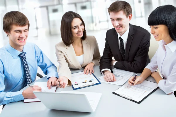 Group of happy business people — Stock Photo, Image