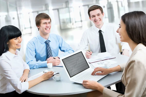 Business people working at meeting — Stock Photo, Image