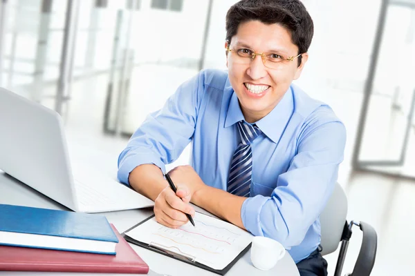 Happy businessman — Stock Photo, Image