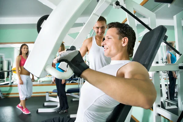 Man at the gym. Fitness — Stock Photo, Image