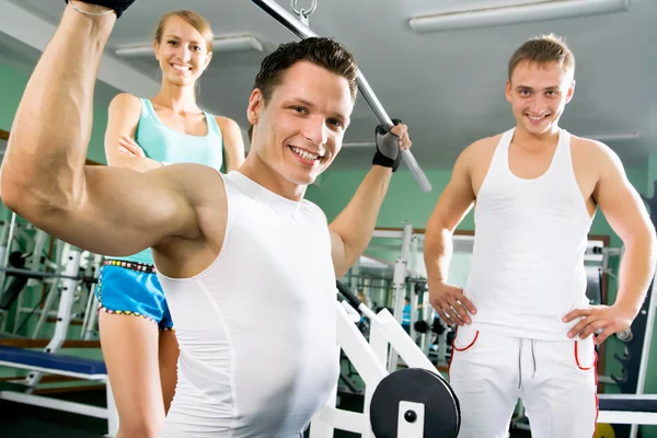 Man at the gym. Fitness — Stock Photo, Image