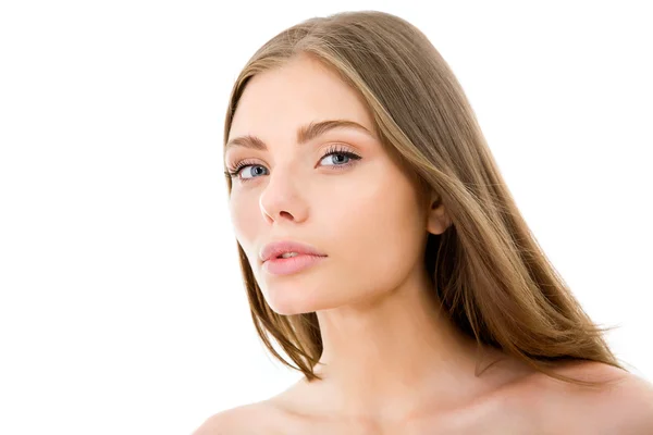 Mujer con el pelo largo — Foto de Stock