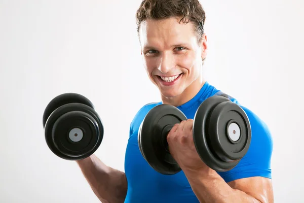 Fit muscular man — Stock Photo, Image