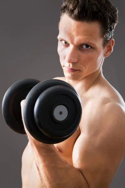 Fit muscular man — Stock Photo, Image