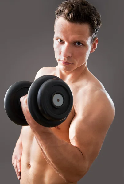 Fit muscular man — Stock Photo, Image