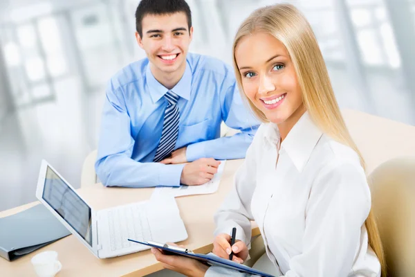 Young business people — Stock Photo, Image