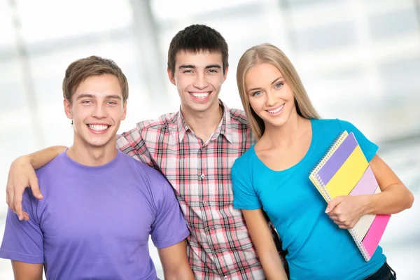 Happy students — Stock Photo, Image