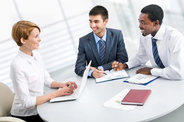 Happy business people — Stock Photo, Image