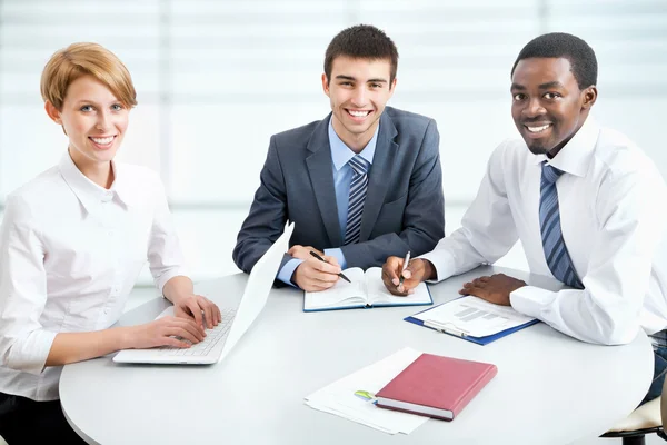 Happy business people — Stock Photo, Image