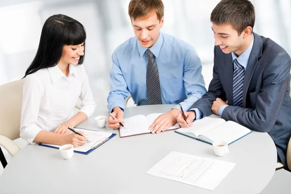 Group of happy business people — Stock Photo, Image