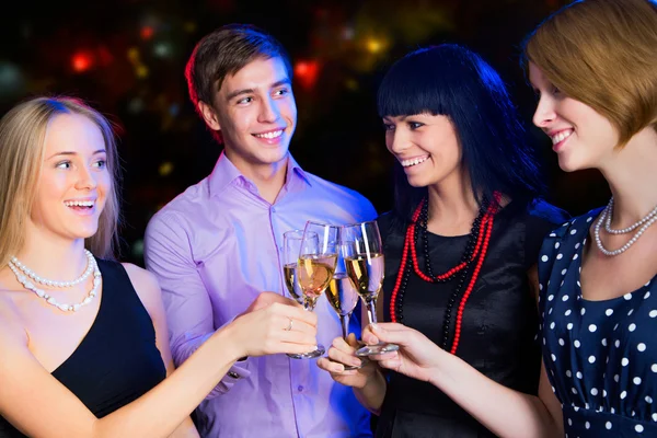 Happy people at party Royalty Free Stock Photos