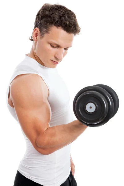 Fit muscular man Stock Photo