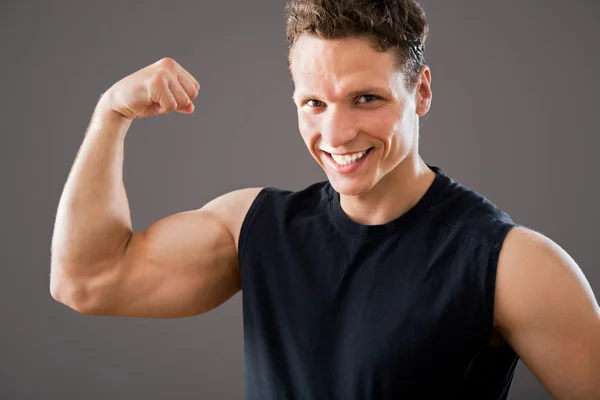 Young and fit male model Stock Photo