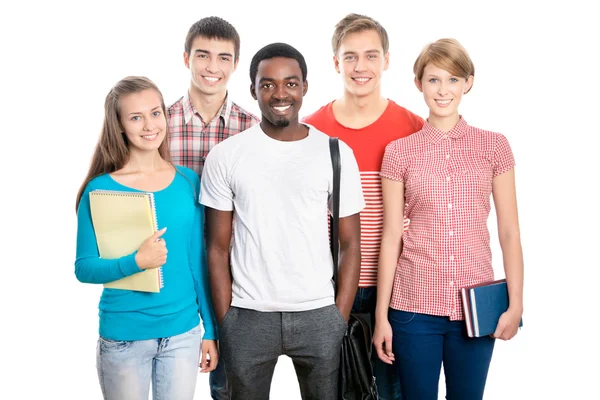 Grupp internationella studenter — Stockfoto