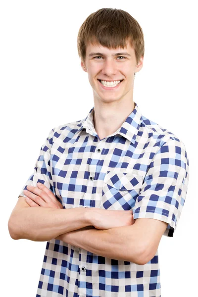 Portrait of young smiling man — Stock Photo, Image