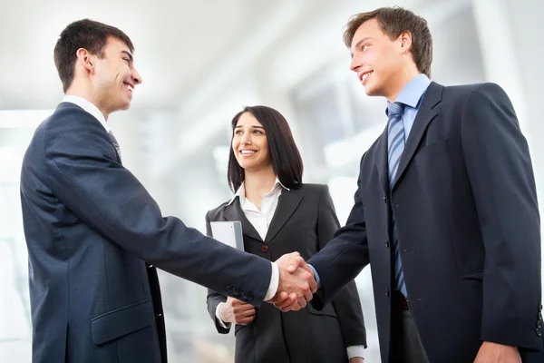 Business people shaking hands — Stock Photo, Image