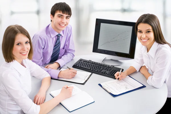 Business colleagues in office — Stock Photo, Image