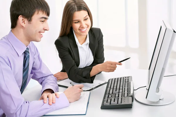 Equipe de negócios trabalhando — Fotografia de Stock