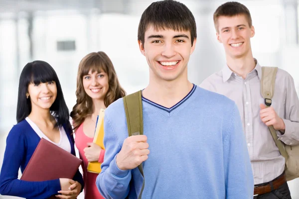 Happy students — Stock Photo, Image