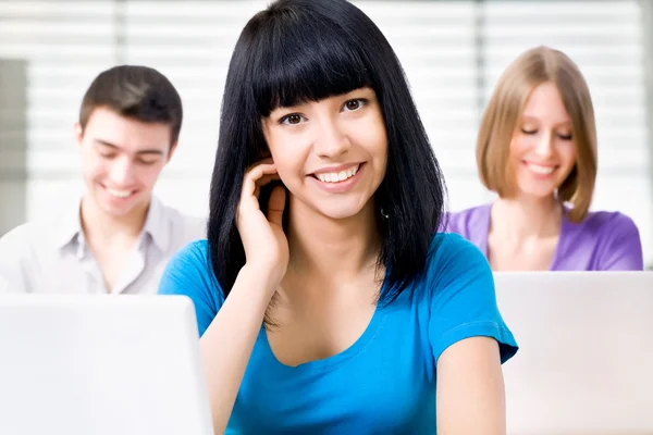 Estudante feminina — Fotografia de Stock